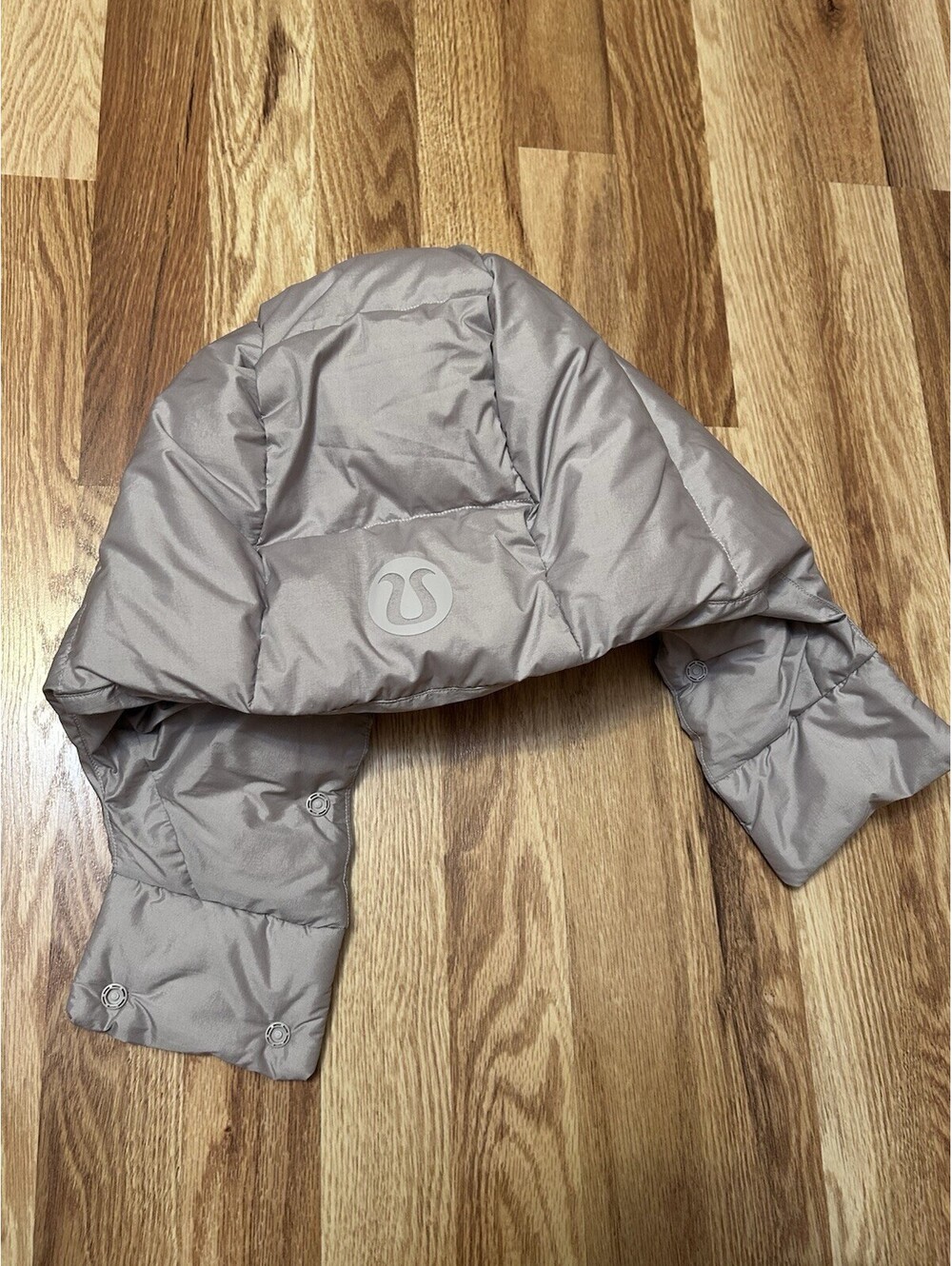 Lululemon Light Grey Taupe Replacement Detachable Wonder Puff Puffer Hood